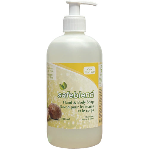 Shea Butter Hand & Body Soap, Liquid, 500 ml, Scented