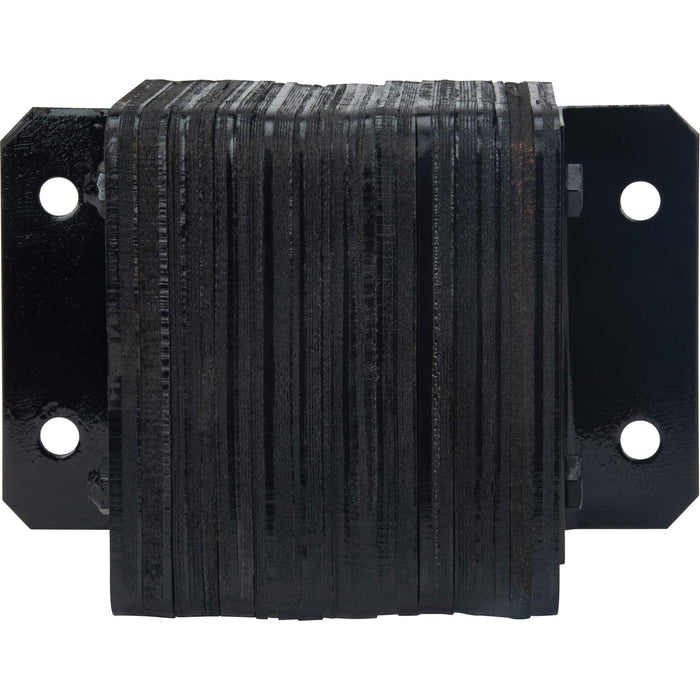 Laminated Dock Bumpers, Horizontal, Rubber, 12" W x 4" D x 10" H