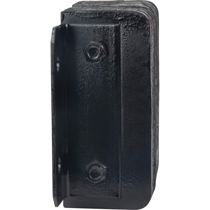 Laminated Dock Bumpers, Horizontal, Rubber, 12" W x 4" D x 10" H