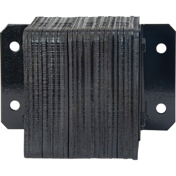 Laminated Dock Bumpers, Horizontal, Rubber, 12" W x 6" D x 10" H