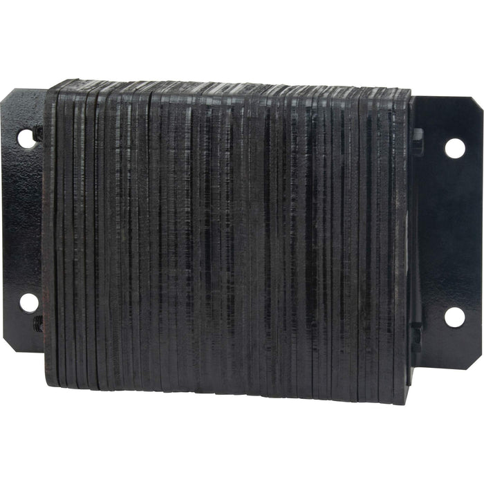 Laminated Dock Bumpers, Horizontal, Rubber, 18" W x 4" D x 12" H