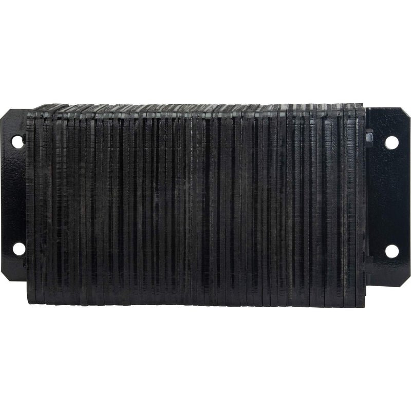 Laminated Dock Bumpers, Horizontal, Rubber, 24" W x 4" D x 12" H