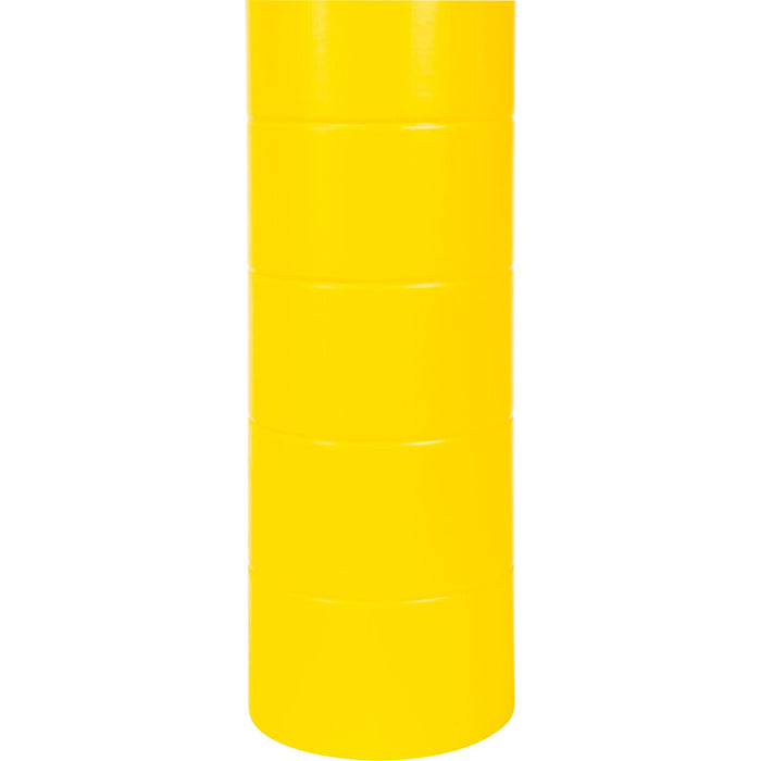 Polyethylene Bollard Cover, 6-5/8" Dia. x 60" L, Red/Yellow