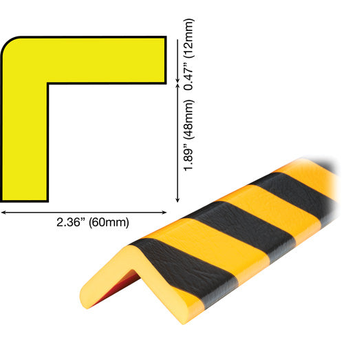 H Plus Profile 1M Corner Protection Bumper Guard