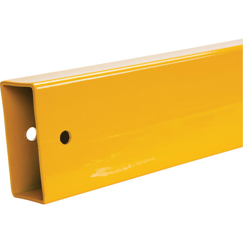 Lift-Out Light-Duty Guard Rail, Steel, 10' L x 4" H, Safety Yellow