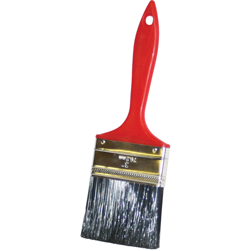 Chip Brush, Polyester, Plastic Handle, 3" Width
