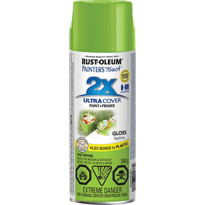 Peinture Painter's Touch® Ultra Cover, vert citron, brillant, 340 g, aérosol