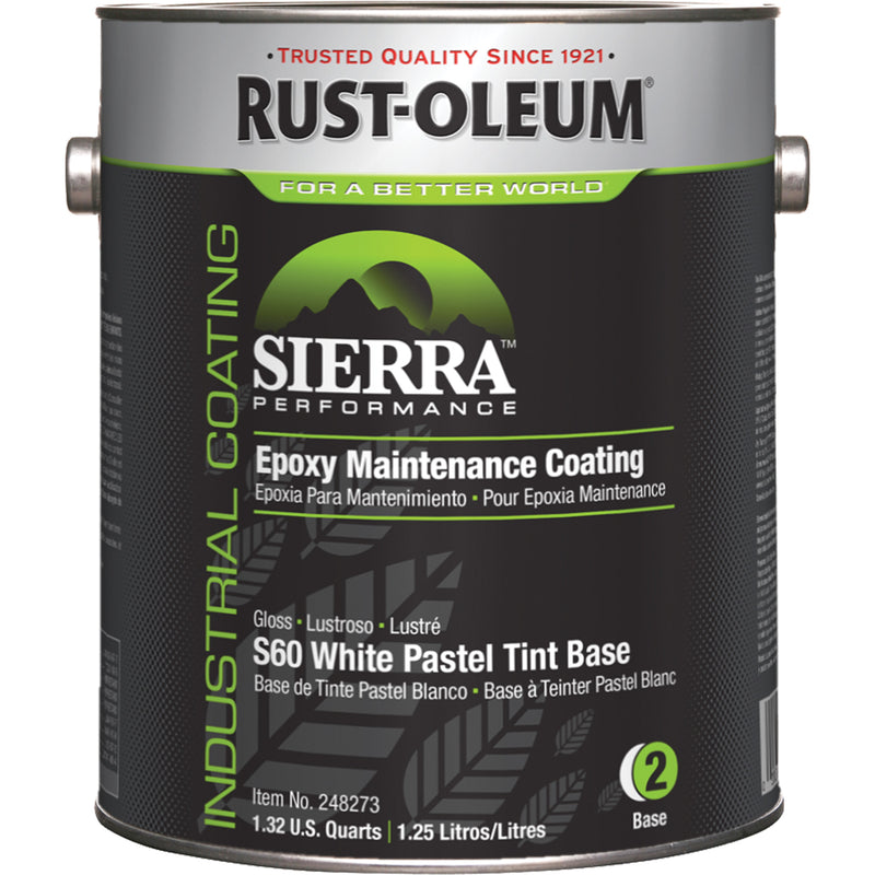 Revêtement d'entretien époxy à base d'eau Sierra™ S60, partie 2, base, gallon, base teintée