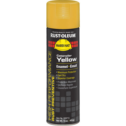 V2100 System Farm Equipment Spray, Caterpillar Yellow, Gloss, 15 oz., Aerosol Can