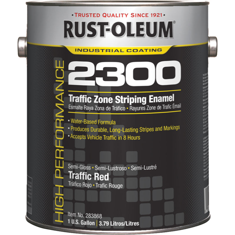 Peinture de marquage pour zones de circulation haute performance, système 2300, rouge, gallon