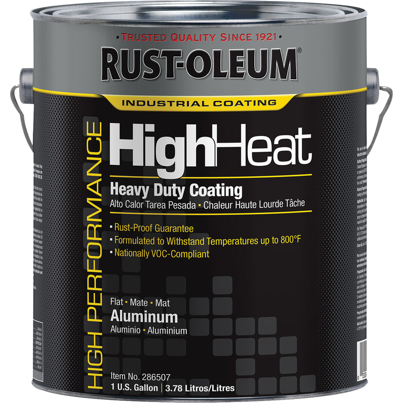 Revêtement haute température robuste, gallon, argent/aluminium