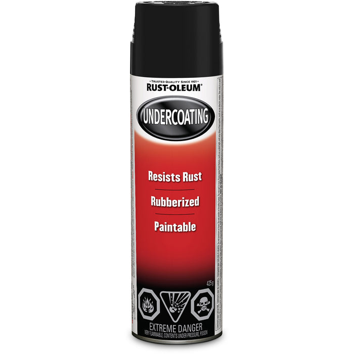 Automotive Rubberized Undercoating, Black, Very Flat, Aerosol Can