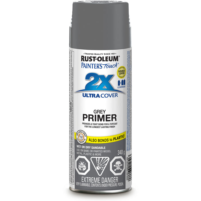 Painter's Touch® Ultra Cover Primer, Grey, Very Flat, Aerosol Can