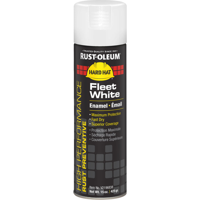 V2100 System Enamel Spray Paint, Fleet White, Gloss, 15 oz., Aerosol Can