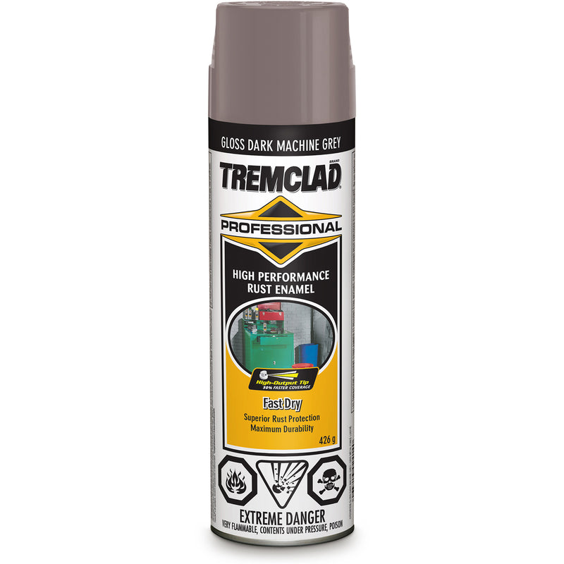 Émail antirouille professionnel Tremclad®, gris machine foncé, brillant, aérosol
