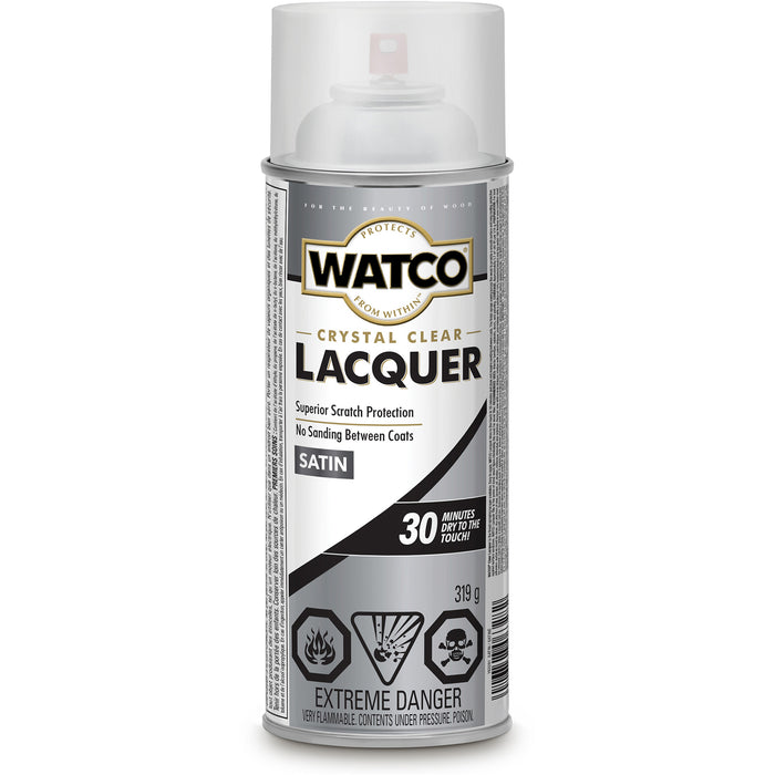 Watco® Lacquer Wood Finish, 319 g, Clear, Satin