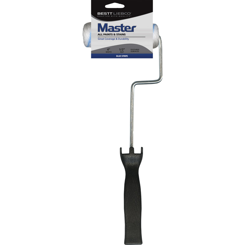 Master Blue Stripe Mini Roller Cover, 2 Pieces