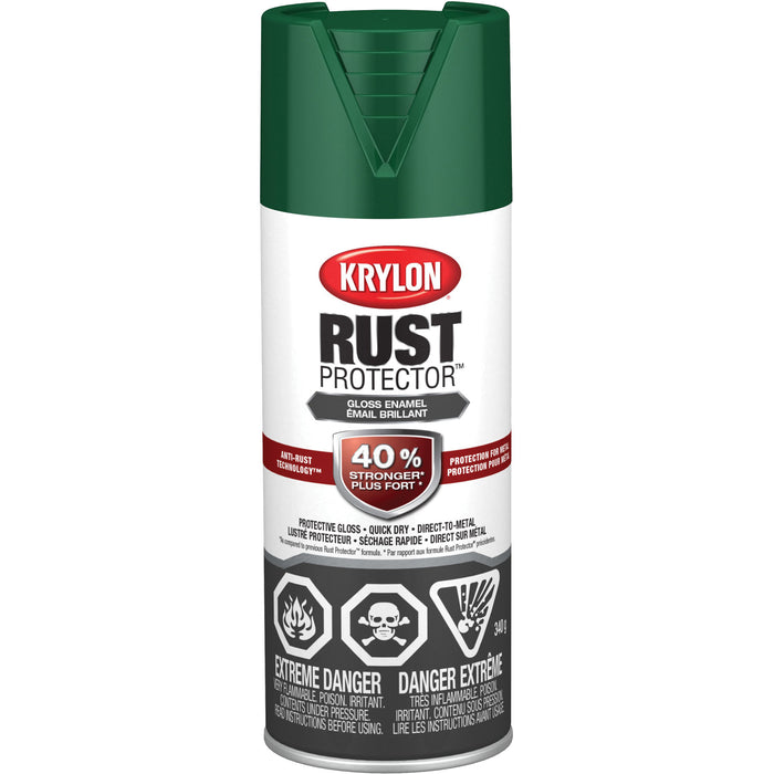 Rust Protector® Rust Preventative Enamel, Forest Green, Gloss, 12 oz., Aerosol Can
