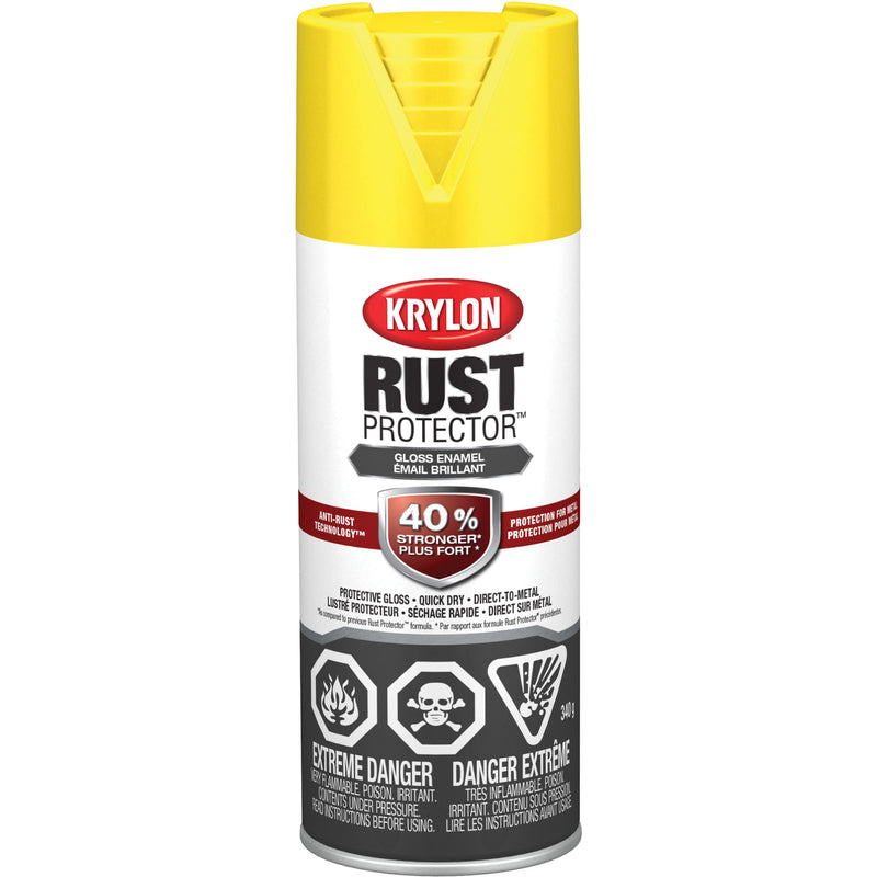 Émail antirouille Rust Protector®, jaune, brillant, aérosol de 340 ml