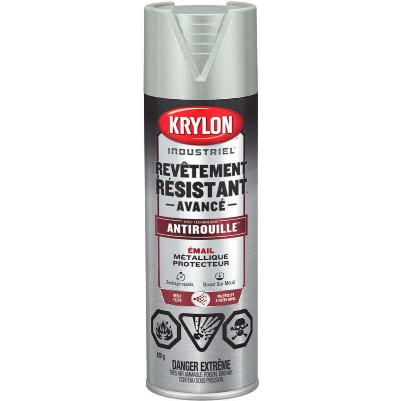 Tough Coat® Advanced Paint with Rust Barrier™ Technology, Aluminum, Metallic, 425 g, Aerosol Can