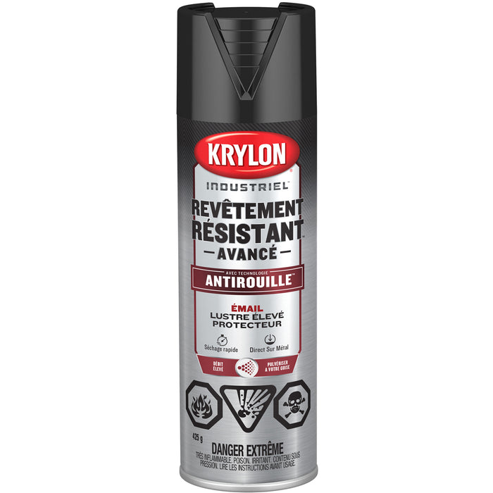 Tough Coat® Advanced Paint with Rust Barrier™ Technology, Black, High-Gloss, 425 g, Aerosol Can