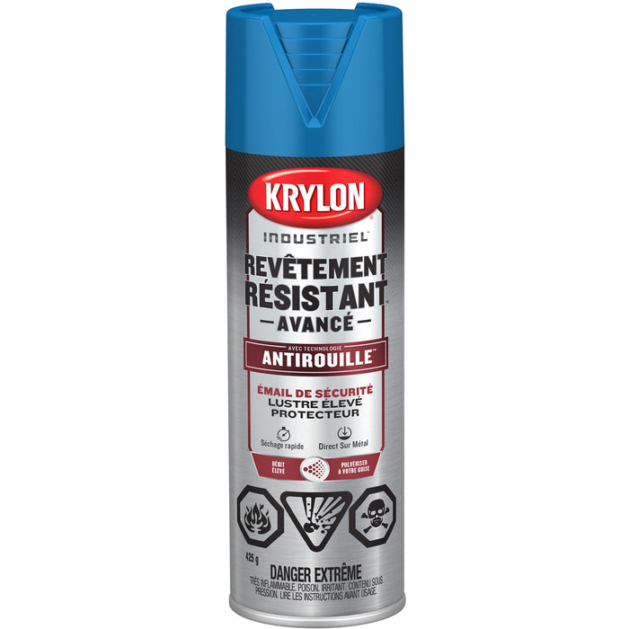 Tough Coat® Advanced Paint with Rust Barrier™ Technology, Safety Blue, High-Gloss, 425 g, Aerosol Can