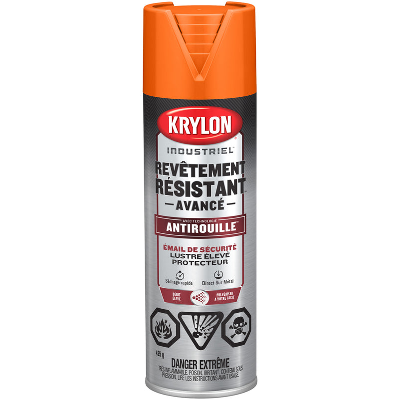 Tough Coat® Advanced Paint with Rust Barrier™ Technology, Safety Orange, High-Gloss, 425 g, Aerosol Can
