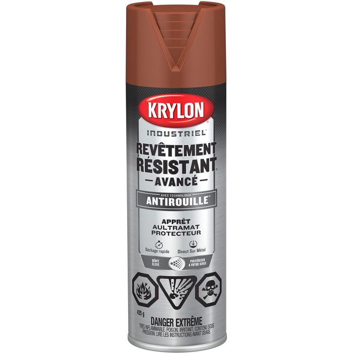 Tough Coat® Advanced Primer with Rust Barrier™ Technology, Red Oxide Primer, Ultra-Flat, 425 g, Aerosol Can