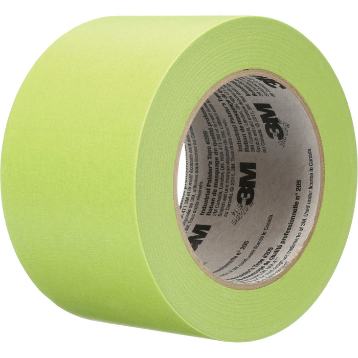 Ruban de peintre industriel 205, 72 mm (2-4/5") x 55 m (180'), vert