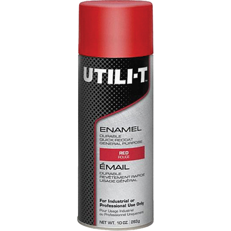 Peinture émail en aérosol à usage général UTILI-T™, rouge, brillant, 10 oz/283 g, aérosol