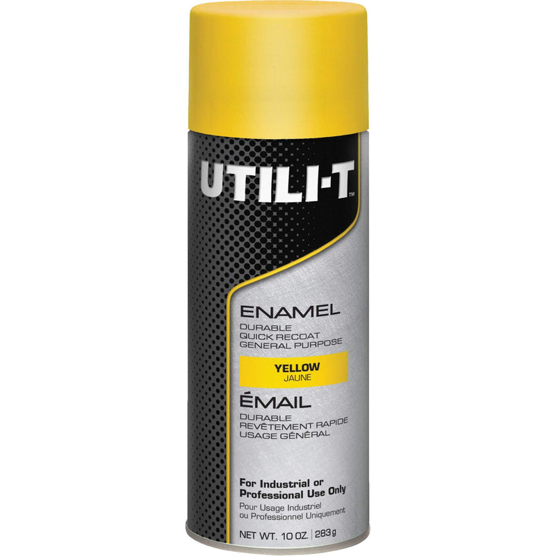 Peinture émail en aérosol à usage général UTILI-T™, jaune, brillant, 10 oz/283 g, aérosol