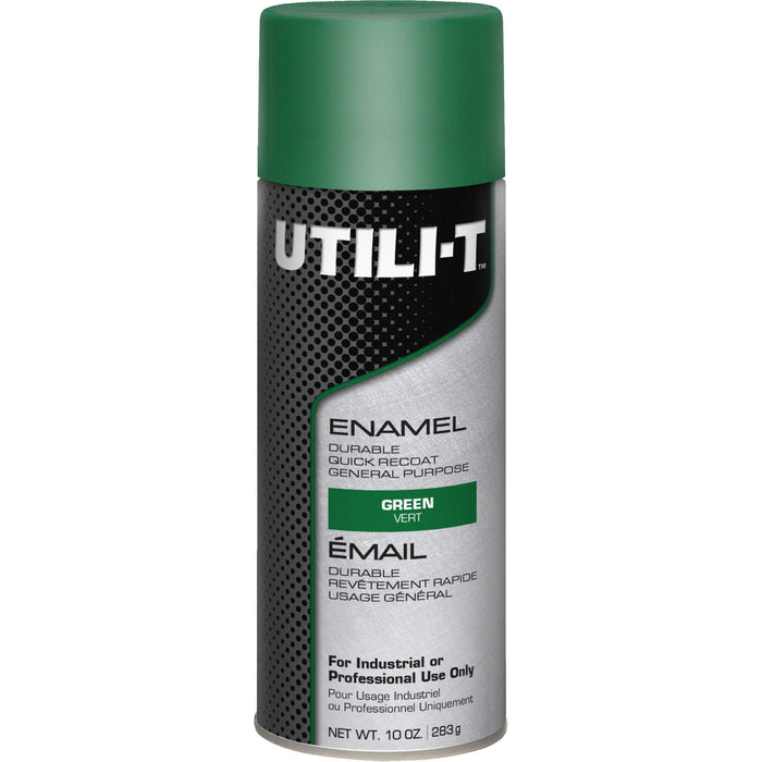 UTILI-T™ General Purpose Enamel Spray Paint, Green, Gloss, 10 oz./283 g, Aerosol Can