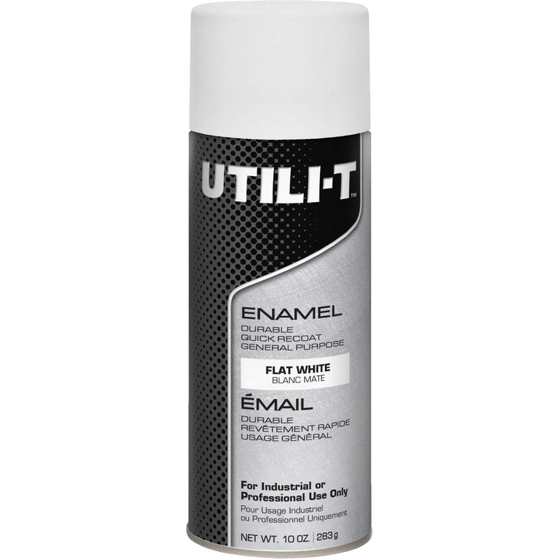 Peinture émail en aérosol à usage général UTILI-T™, blanc mat, 10 oz/283 g, aérosol