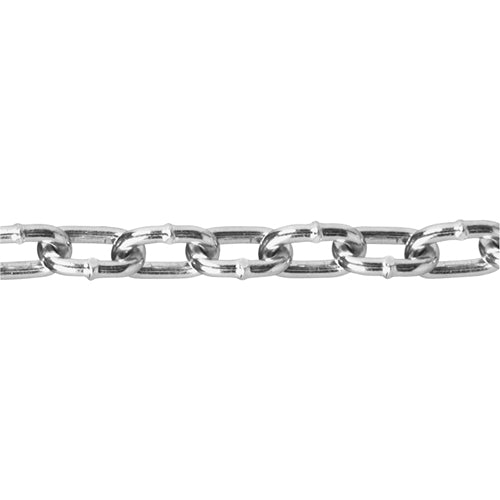 Chains, Carbon Steel, #4 x 100' (30.4 m) L, Grade 30, 215 lbs. (0.1075 tons) Load Capacity
