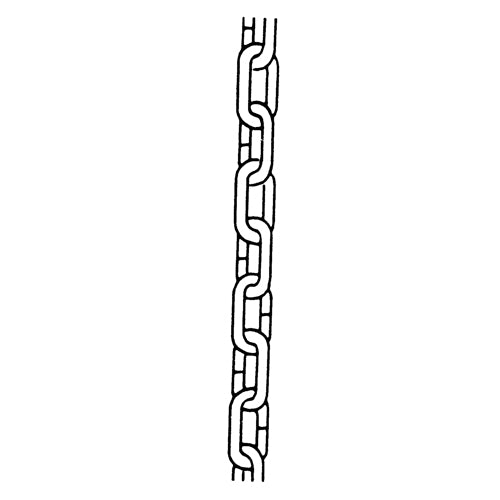 Chains, Carbon Steel, #4 x 100' (30.4 m) L, Grade 30, 215 lbs. (0.1075 tons) Load Capacity