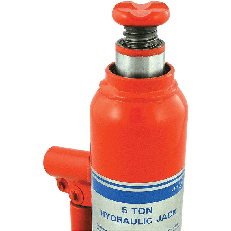 JHJ-5 Super Heavy-Duty Bottle Jack, 5 Ton(s), 15-3/8" Raised Height