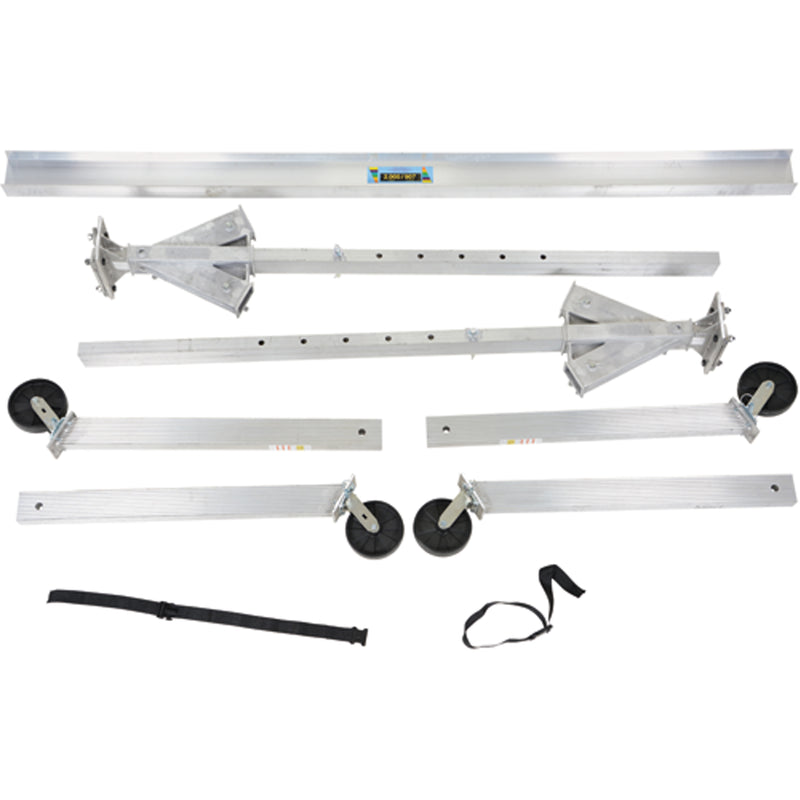 Adjustable Aluminum Gantry Crane, 10' L, 4000 lbs. (2 tons) Capacity