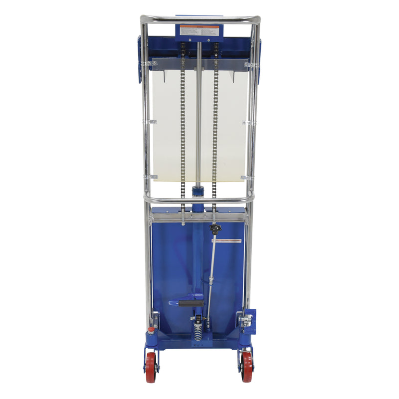 Hefti-Lift Load Stacker, Foot Pump Operated, 880 lbs. Capacity, 59" Max Lift