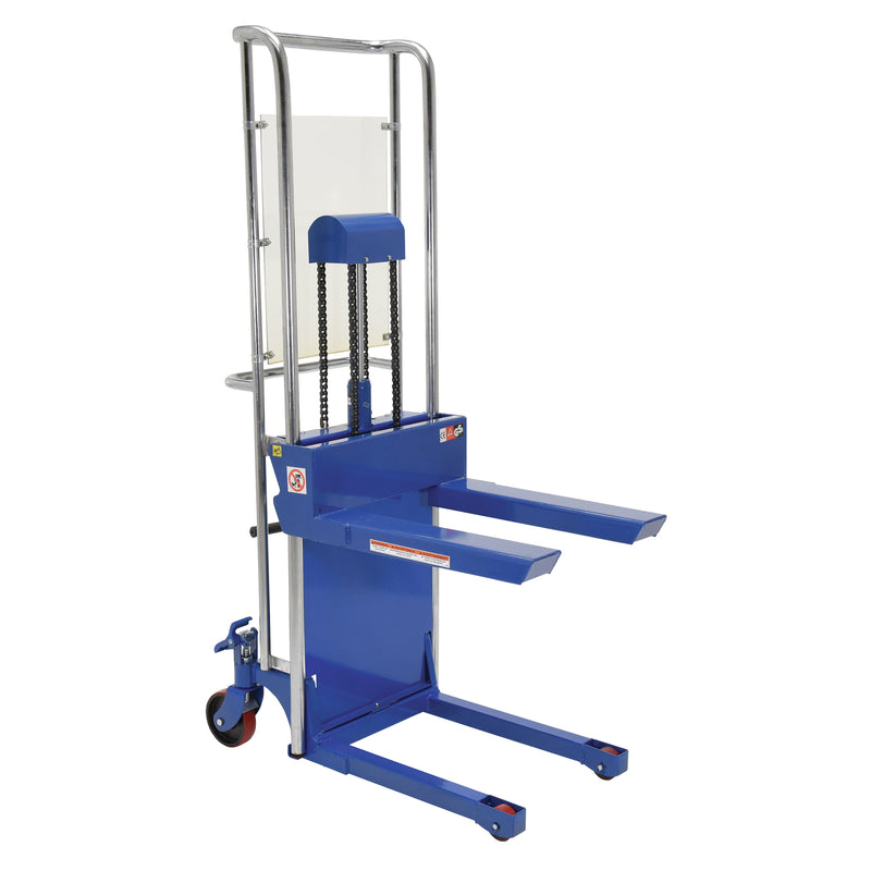 Hefti-Lift Load Stacker, Foot Pump Operated, 880 lbs. Capacity, 59" Max Lift