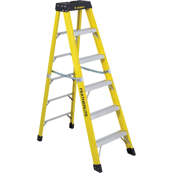 Industrial Heavy-Duty Stepladders (6400 Series), 6', Fibreglass, 300 lbs. Capacity, Type 1A