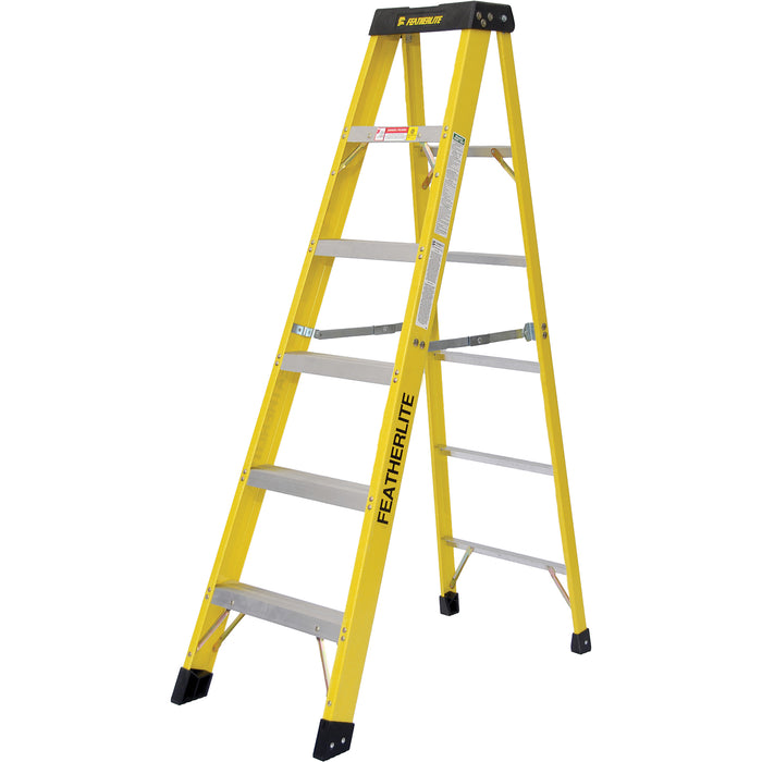 Industrial Heavy-Duty Stepladders (6900 Series), 12', Fibreglass, 300 lbs. Capacity, Type 1A