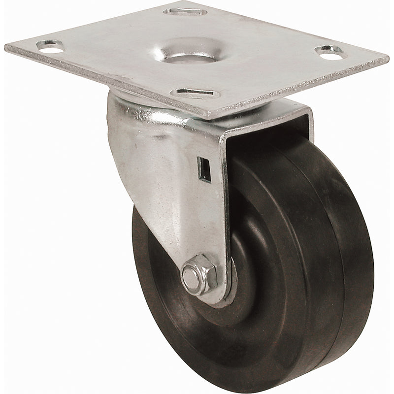 Heavy-Duty Caster, Swivel, 5" (127 mm), Phenolic, 600 lbs. (272 kg.)