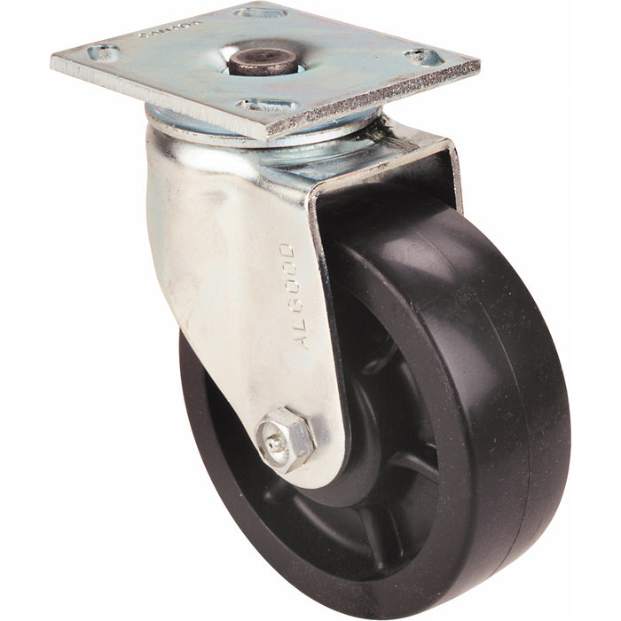 Heavy-Duty EMaxx Kingpin Caster, Swivel, 5" (127 mm), Steel, 1000 lbs. (453.6 kg.)