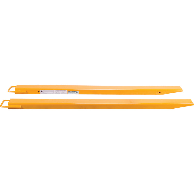 Rallonges de fourche, 63" L x 5" l, pour fourche de 4" de large