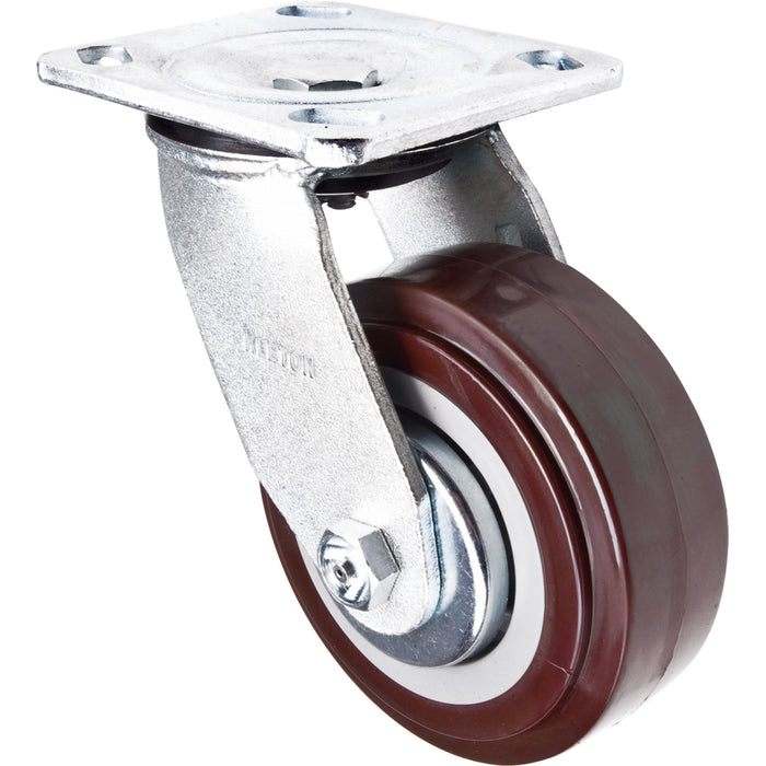 Caster, Swivel, 5" (127 mm), Polyurethane, 650 lbs. (294 kg.)