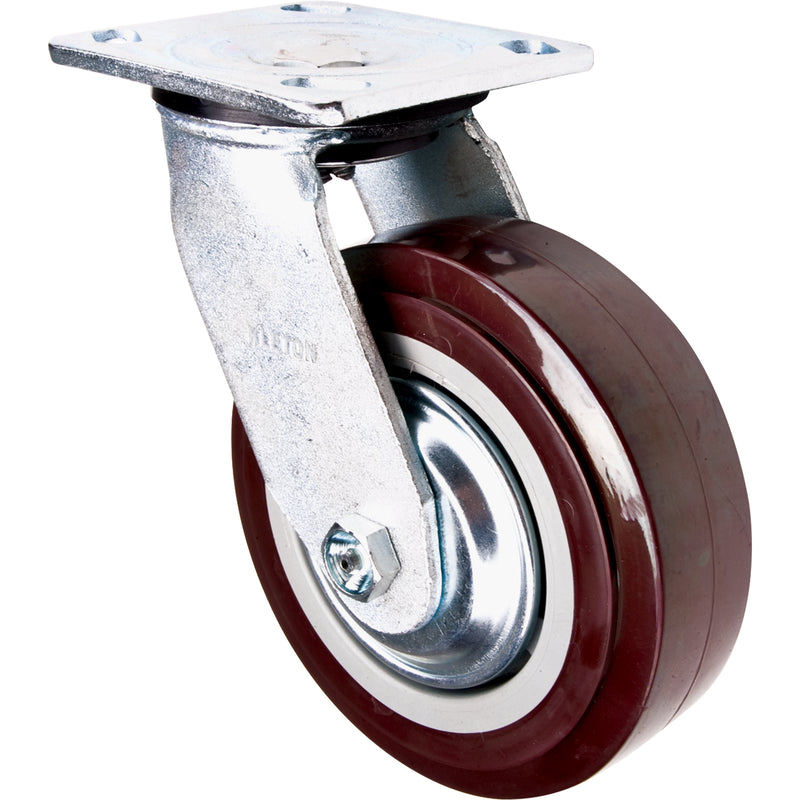 Roulette pivotante, 6 po (152,4 mm), polyuréthane, 850 lb (385 kg)
