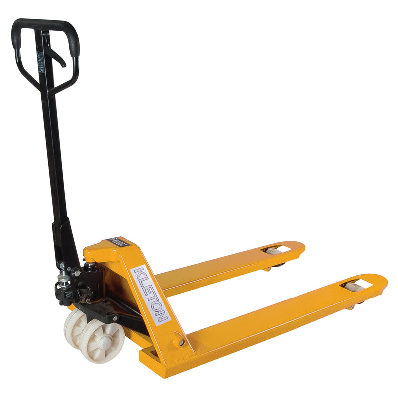 Transpalette hydraulique, acier, 48 po L x 27 po l, capacité de 5 500 lb