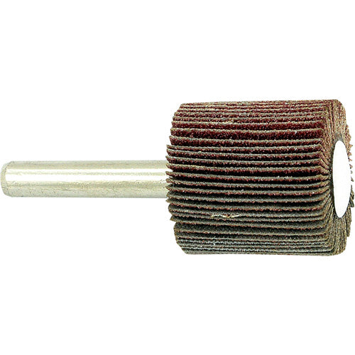 Shaft Mounted Flapwheel, 80 Grit, 1" x 1" x 1/4"