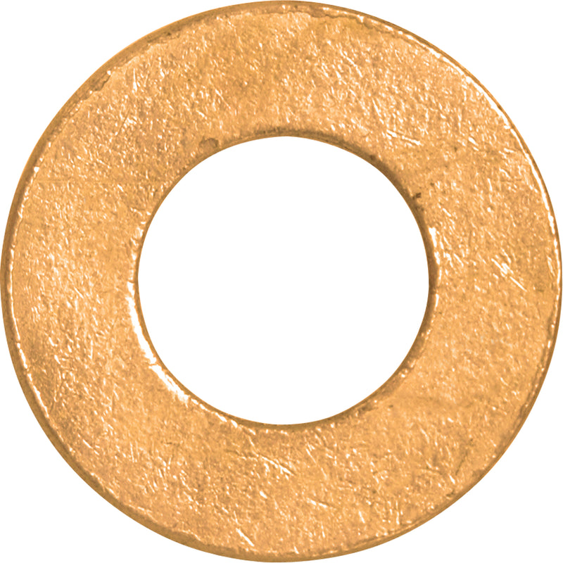 SAE Flat Washer, 3/8", Yellow Zinc