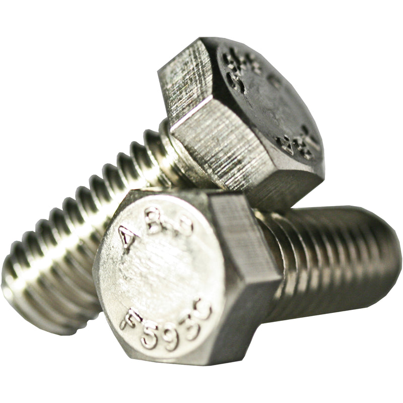 Hex Head Cap Screw, 5/16" Dia., 1" L, Stainless Steel, Coarse, Grade 18-8 Stainless Steel